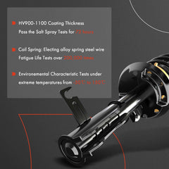 A-Premium rear shock absorber profile highlighting matched damping