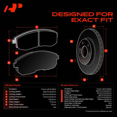 A-Premium rotor edge vent design highlighting cooling benefits during use