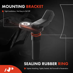 A-Premium sensor mounting flange detail showing robust metal fit for correct alignment