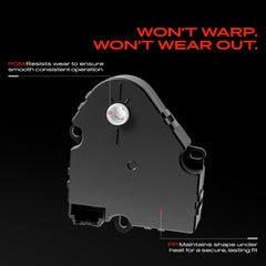 A-Premium side profile with shaft visible for precise blend-door engagement