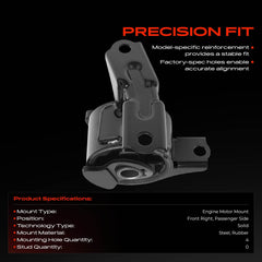 A-Premium side profile of the mount showing fit and robust construction benefit