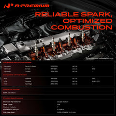 A-Premium single spark plug close-up highlighting fine-wire tip for improved ignition