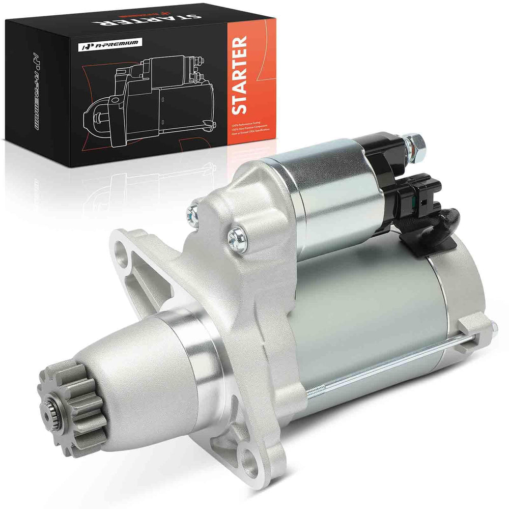 A-Premium starter front view showing durable housing and fast fit