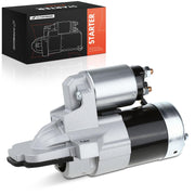 A-Premium starter front view showing mounting points for straightforward replacement