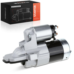 A-Premium starter front view showing mounting points for straightforward replacement