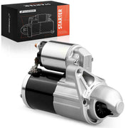 A-Premium starter front view showing mounting points and fitment benefit