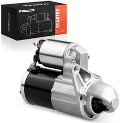A-Premium starter front view showing mounting points and fitment benefit