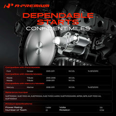 A-Premium starter pinion close-up highlighting 22 teeth for correct engagement