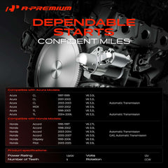 A-Premium starter side profile highlighting durable construction and fit