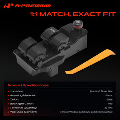 A-Premium backside 20-pin connector close-up for exact fit verification