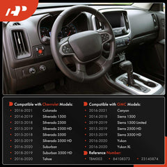 A-Premium switch installed in dashboard demonstrating direct-fit replacement