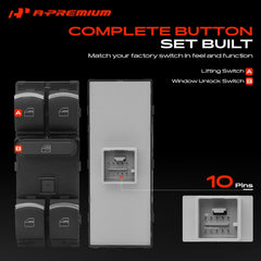 A-Premium side profile showing mounting tabs for accurate fit