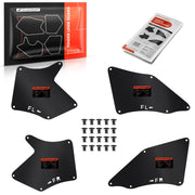 A-Premium front packaging showing 4-piece Tacoma splash guard set and product overview