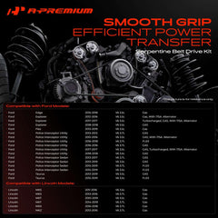 A-Premium tensioner close-up showing bearing for smooth durable operation