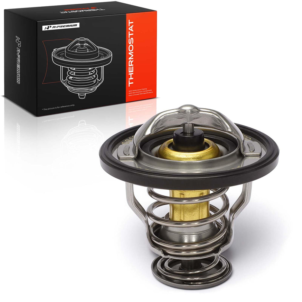 A-Premium thermostat front view showing compact design and reliable fit
