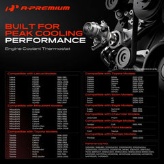 A-Premium included rubber seal and gasket ready for leak-free installation