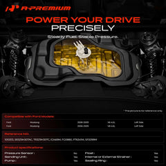 A-Premium top label closeup showing reference numbers for correct fitment
