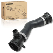 A-Premium upper hose front view showing exact OEM fit and secure sealing