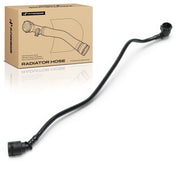 A-Premium front view of upper radiator hose showing fit and shape for easy replacement