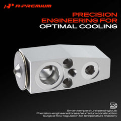 A-Premium valve close-up of threads highlighting precise fit benefit
