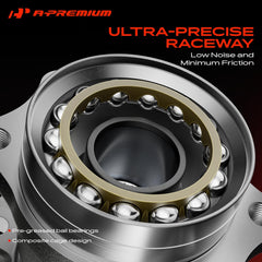 A-Premium wheel studs detail with five-lug studs ensuring secure wheel mounting