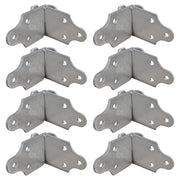 A.A front view of 16-piece bracket set showing all pieces and packaging benefit of complete kit