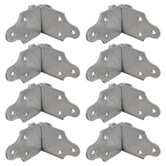 A.A front view of 16-piece bracket set showing all pieces and packaging benefit of complete kit