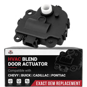 AA Ignition front view of blend door actuator showing mounting for precise fit
