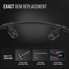 AA Ignition removal tool and harness components laid out for easier, damage-free removal