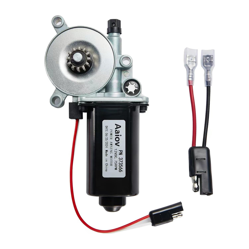 Aaiov motor front view showing mounting and shaft for easy replacement