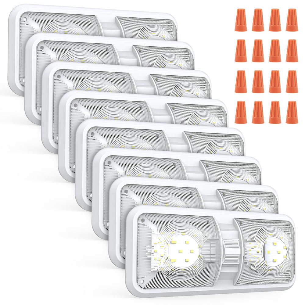 Aaleds front dome light showing clean design and bright benefit