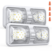 Aaleds front view dome light showing clean design and bright illumination