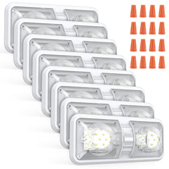 Aaleds front dome light showing clean design and bright benefit