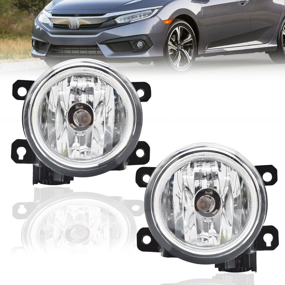 AANAN front fog light assembly showing fitment and clean finish, aiding quick replacement