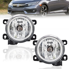 AANAN front fog light assembly showing fitment and clean finish, aiding quick replacement