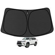 aatoppus front packaging showing custom GX windshield shade benefits