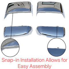 ABAGAEL installed chrome mirror caps on Silverado showing refreshed look