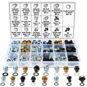 ABN front view clear case showing organized plug assortment for easy selection