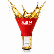 ABN funnel front view showing shape and stable base for clean pours