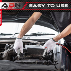 ABN cables laid out to show 25-foot length and 2-gauge thickness for extended reach