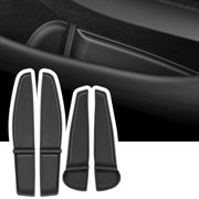 Abystar front door pocket tray showing neat storage and improved accessibility