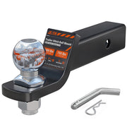 AC-DK front view of ball mount showing complete tow kit and durable finish benefit