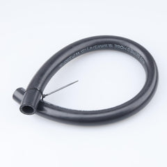 AC PERFORMANCE hose connected to 400 series push-on end demonstrating compatibility