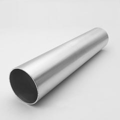 AC PERFORMANCE tube installed in car intake plumbing illustrating compatibility and routing