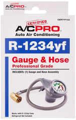 A/C Pro close-up of large dial for clear pressure readings