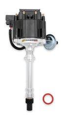 ACCEL distributor front view showing housing and rotor, clear fitment benefit