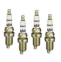ACCEL shorty spark plug front view showing compact design and easy fit benefits
