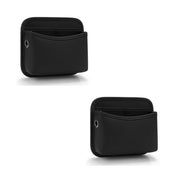 Accmor pouch front view attached to seat keeps essentials organized