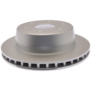 ACDelco rear rotor front view showing mounting face and bolt pattern for accurate fit