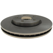 ACDelco front rotor face showing smooth surface and even pad contact benefit
